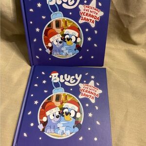 Christmas Eve Book with Veranda Santa